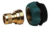 LR Nelson N110C Brass Quick-Connectors, 2 Piece Male and Female with Ergo Grips Set