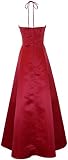 Satin Halter Dress Crystal Pin Prom Formal Prom Bridesmaid Picture