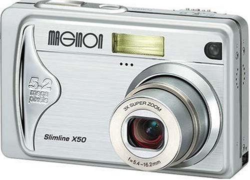 MP3 Player: Maginon Slimline X50 Digitalkamera (5 Megapixel)