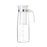 iwaki パイレックス 茶漉し付クールサーバー ホワイト 1.2L  2932-W