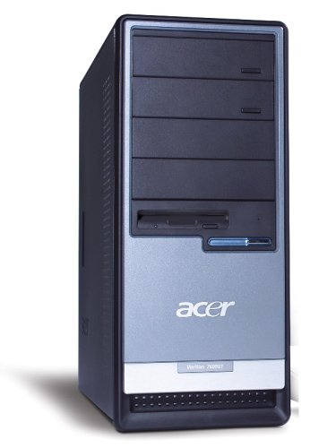 Elektronik Und Foto: Acer Veriton 7600GT Desktop PC (Intel Pentium 3.0GHz, 512MB RAM, 80GB HDD, DVD-ROM, Intel Graphics Extreme II Grafik)