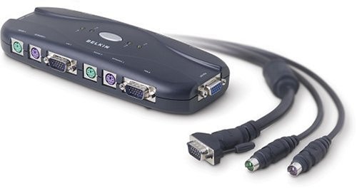 Kamerazubeh&ouml;r: BELKIN: KVM 4-Port, PS/2 + Kabels�tze