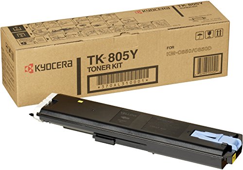 Kompaktanlagen: Kyocera Mita Toner Kit TK-805Y Toner gelb 10000 Seiten KM-C850