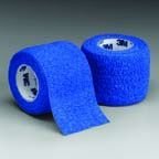 Coban Self-Adherent Wrap 1x5 Yd Blue Bx/30