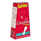 Carefree Thong Pantiliners with Stay-Put Wings, Unscented 18 pantiliners