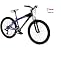 2005 Caloi 17  RV 24 Speed Mountain Bike Black / Blue Alumium Frame.