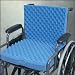 Eggcrate Wheelchair Cushion with Back 18x32x3