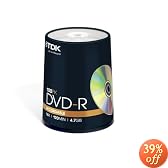 TDK  4.7GB 16x DVD-R (100-Pack Spindle)