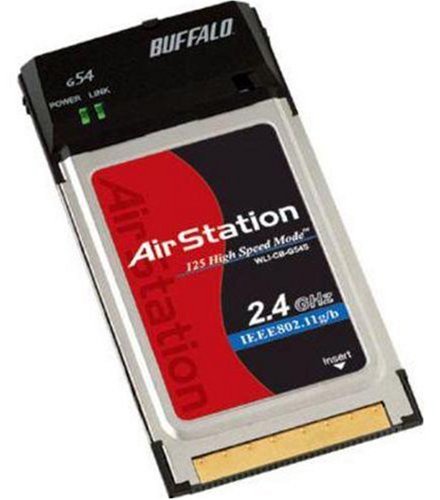 Kamerazubehoer: Buffalo 125 High-Speed Mode Cardbus PCMCIA Wireless LAN Netzwerkkarte ( High-Speed-Mode (125 Mbit/s)/ AirStation OneTouch Secure System (AOSS))
