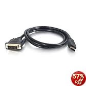 Cables To Go - 40320 - 2M (6.5ft) Velocity HDMI to DVI Digital Video Cable (Blue)