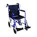 Duro-Med Lightweight Transport Chair with 12 Inch Wheels, Royal Blue Picture