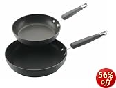 KitchenAid Gourmet Essentials Hard Anodized 8 and 10-Inch Skillet 2 pack