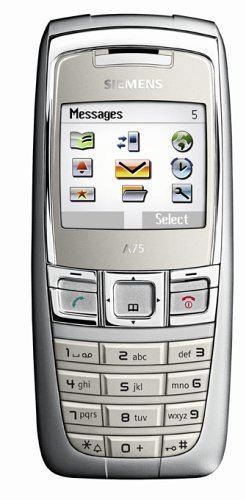 Festplatten: Siemens A75 polar silver Handy