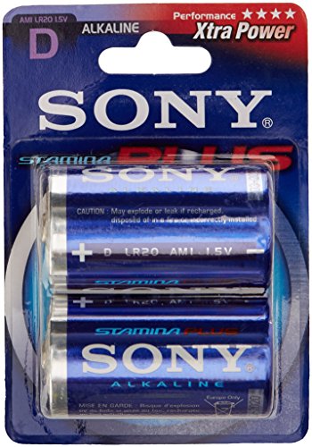 Festplatten: Sony AM 1 B2A 2er Blister Alkaline Stamina Plus Mono DLR 20 1,5 V