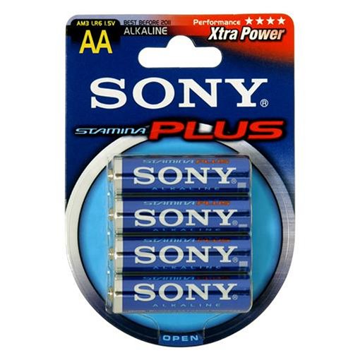 Festplatten: Sony AM 3 B4A 4er Blister Alkaline Stamina Plus Mignon AA LR6 1,5 V