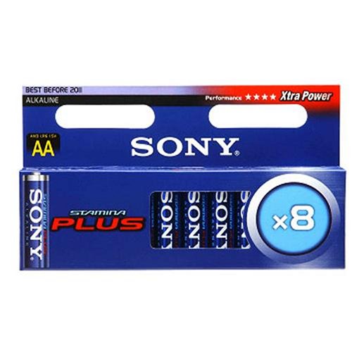 Festplatten: Sony AM 3 M8A 8er Multipack Blister Stamina Plus Mignon AA LR6 1,5 V