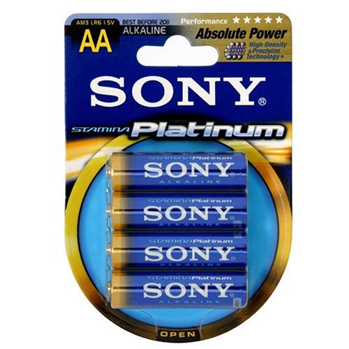 Festplatten: Sony AM 3 PT B4A 4er Blister Alkaline Stamina Platinum Mignon AA LR6 1,5 V