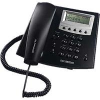 Digitalkameras: DSC Zettler ZET-Phone 35 Schnurgebundenes analoges Telefon mit CLIP- und Freisprech-Funktion, schwarz