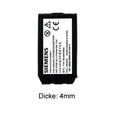 Festplatten: Siemens Akku EBA-610 LI-ION 630mAh Siemens C62