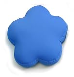 Mogu Flower 14-by-7-Inch Decorative Pillow, Royal Blue