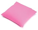 Mogu Seate 11-By-11-Inch Square Decorative Pillow, Shocking Pink