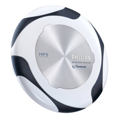 Projektoren: Philips EXP 5463 Tragbarer MP3-CD-Player schwarz/wei�