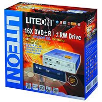Lautsprecher: Lite-On DVD Brenner SOHW-1693S Retail (E-IDE/ATAPI, +16x8x -16x6x DL+4x-4x (dualf�hig) 8.5GB, intern, Retail, Beige)