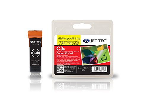 Telekommunikation: Jet Tec JT 9243B BJC 3000/ MPC400/ 600 BCI-3EBK Druckerpatrone