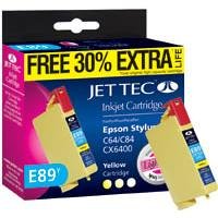 Telekommunikation: Jet Tec Patrone E89Y Extra Life Tinte gelb Stylus C64/C66/C84/C86/CX3600/CX6400/CX6600
