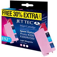 Telekommunikation: Jet Tec Patrone E92LM Extra Life Tinte hell magenta Stylus Photo R200/R300/RX500/RX600