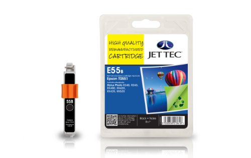 Telekommunikation: Jet Tec Patrone E95B Extra Life Tinte schwarz Stylus Photo RX420/RX425