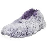 Dearfoams Womens Microfiber Acrylic Pile Fur Bootie