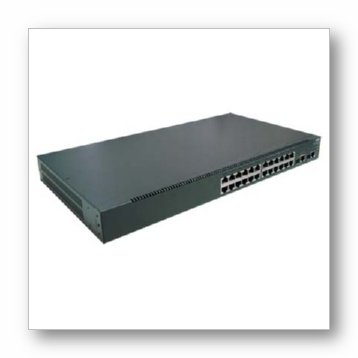 Festplatten: SMC Networks TigerSwitch 10/100 SMC6726AL2 Switch Fast/Giga 24 x RJ45 10/100 + 2 x MiniGBIC 19'