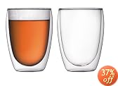 Bodum Pavina 12-Ounce Double-Wall Thermo Glasses (Cooler/Beer), Set of 2