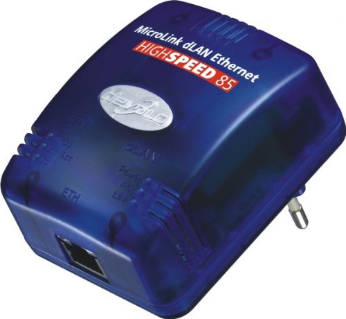 Digitalkameras: Devolo MicroLink dLAN Highspeed Starter Kit (Ethernet 85 MBit bestehend aus zwei DLAN highspeed Adaptern)