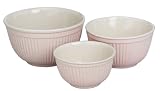 Typhoon Vintage Kitchen Mixing Bowls, Set of 3, Pink