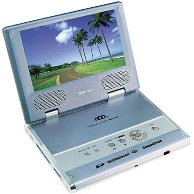 Festplatten: Shinco PMP-1700 Tragbarer Festplatten-Player 40 GB (DivX-zertifiziert) mit 7-Zoll 16:9 Display, Kartenslot und USB 2.0 silber