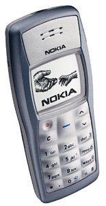 NoteBook: Nokia 1101 dark blue Handy