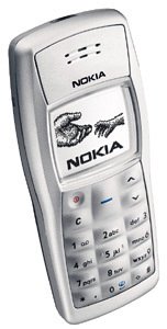 NoteBook: Nokia 1101 light silver Handy