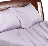 500-Thread-Count 100% Cotton Sateen Queen Sheet Set, Rosewood