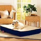 Orthopedic Dog Bed : Super Thick Orthopedic Dog Bed Navy 32