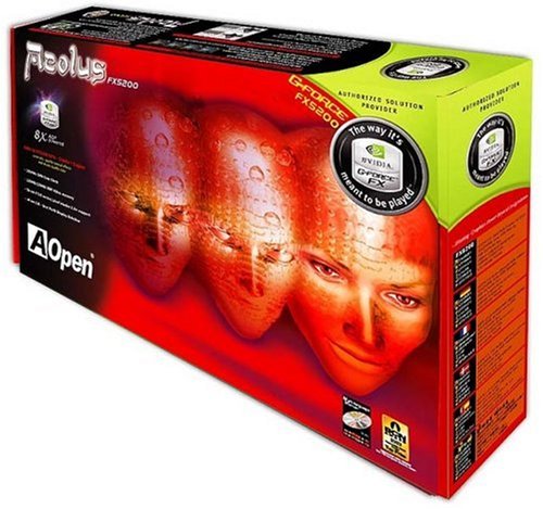 Elektronik und Foto: AOpen Aeolus FX5200 V128 AGP (Grafikkarte)