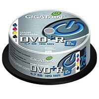 DVD Player: ODS Optical Gigatain DVD+R 25Pk. DVD+R Rohling 4700MB 120min 8xSpeed Spindel bedruckbar