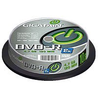 DVD Player: ODS Optical Gigatain DVD-R 10Pk. DVD-R Rohling 4700MB 120min 8xSpeed Spindel
