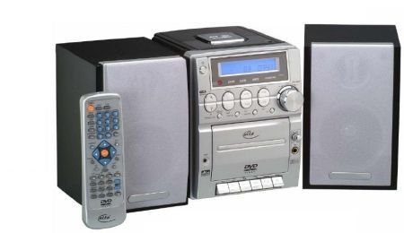 Drucker: Elta 2350 Stereo Music-Center mit PLL-Tuner und DVD/CD-Wiedergabe silber