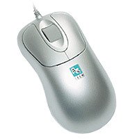Elektronik und Foto: A-Four Tech BW-35 Maus optisch PS/2 + USB 3 Tasten + Tastenrad silber