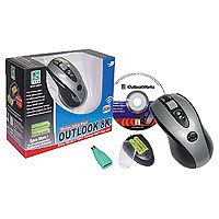 Elektronik und Foto: A-Four Tech RBW-5 Outlook 8K Wireless Optical Maus schnurlos 8 Tasten 800dpi + Tastenrad silber