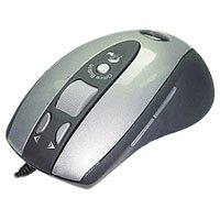Elektronik und Foto: A4 Tech BW-5 BIG WHEEL 8-Button Optical Mouse PS/2 silber