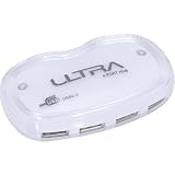 ULTRA PRODUCTS 4 Port USB 2.0 Hub ( White )