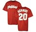 Philadelphia Phillies Mike Schmidt #20 Scarlet T-Shirt